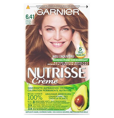 haarfarbe haarfarben marken nutrisse zartes kupfer 6 41